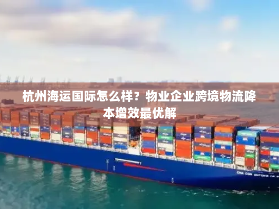 杭州海运国际怎么样？物业企业跨境物流降本增效最优解