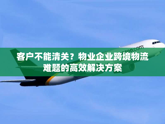 客户不能清关？物业企业跨境物流难题的高效解决方案