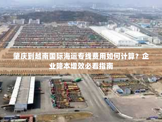 肇庆到越南国际海运专线费用如何计算？企业降本增效必看指南