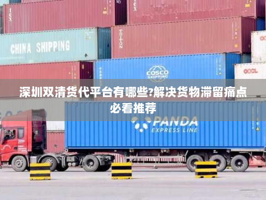 深圳双清货代平台有哪些?解决货物滞留痛点必看推荐 深圳双清货代平台有哪些?解决货物滞留痛点必看推荐
