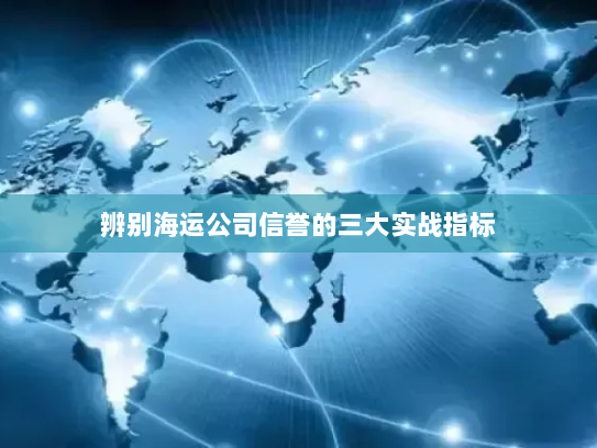 辨别海运公司信誉的三大实战指标