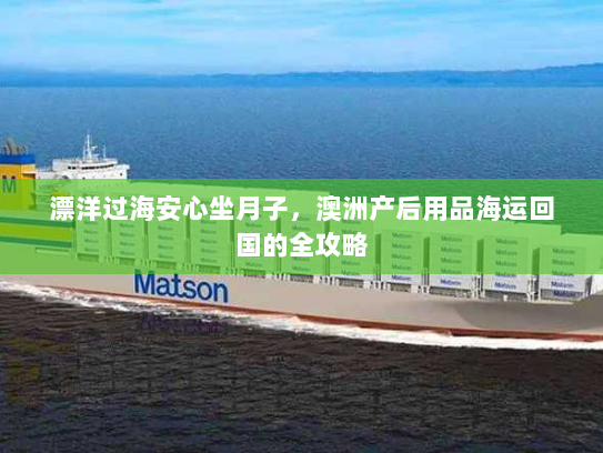 漂洋过海安心坐月子，澳洲产后用品海运回国的全攻略