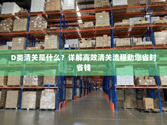 D类清关是什么?详解高效清关流程助您省时省钱 D类清关是什么?详解高效清关流程助您省时省钱