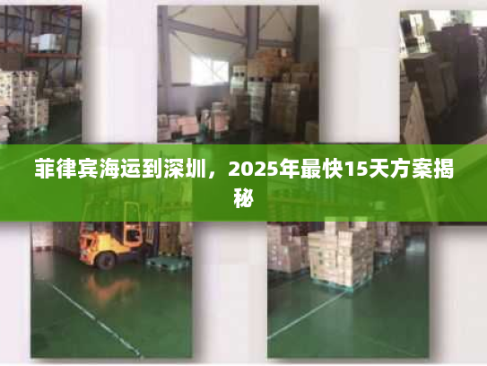 菲律宾海运到深圳，2025年最快15天方案揭秘