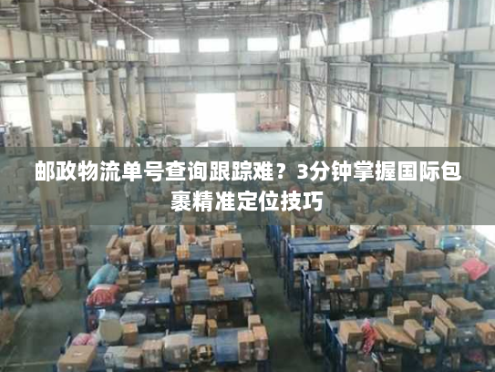 邮政物流单号查询跟踪难？3分钟掌握国际包裹精准定位技巧