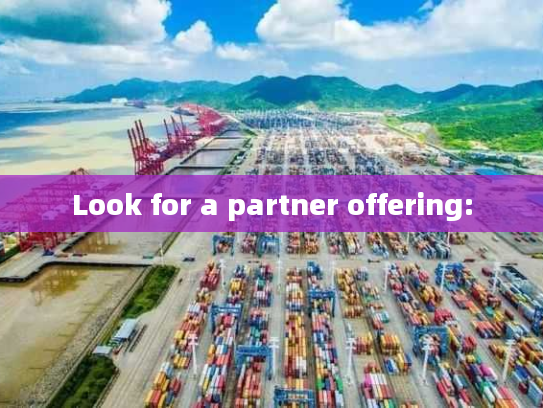 Look for a partner offering: