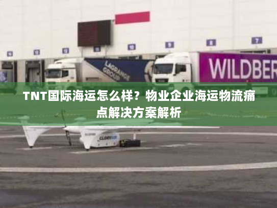 TNT国际海运怎么样？物业企业海运物流痛点解决方案解析