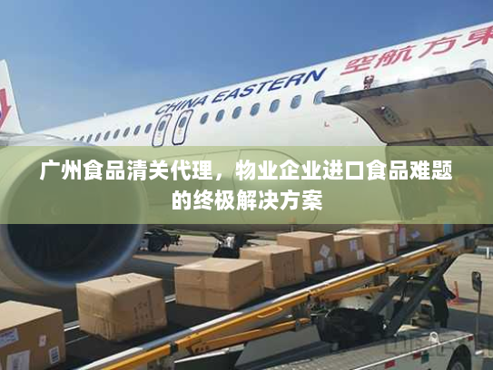 广州食品清关代理，物业企业进口食品难题的终极解决方案