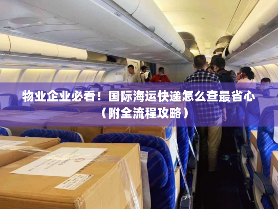 物业企业必看!国际海运快递怎么查最省心(附全流程攻略) 物业企业必看!国际海运快递怎么查最省心(附全流程攻略)