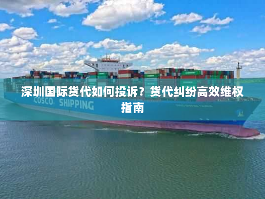 深圳国际货代如何投诉？货代纠纷高效维权指南