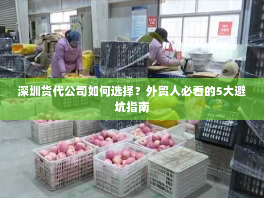 深圳货代公司如何选择?外贸人必看的5大避坑指南 深圳货代公司如何选择?外贸人必看的5大避坑指南