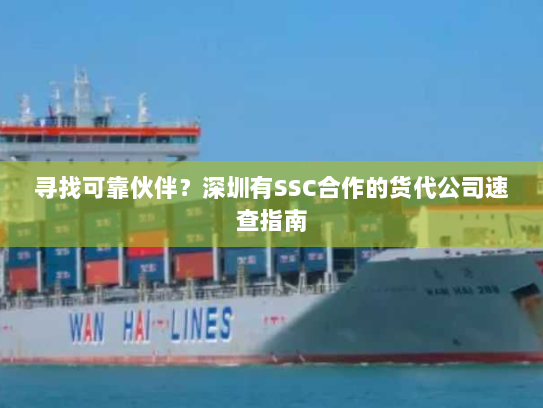 寻找可靠伙伴?深圳有SSC合作的货代公司速查指南 寻找可靠伙伴?深圳有SSC合作的货代公司速查指南