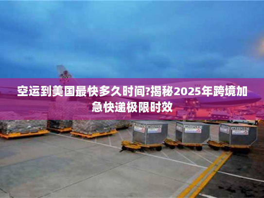 空运到美国最快多久时间?揭秘2025年跨境加急快递极限时效 空运到美国最快多久时间?揭秘2025年跨境加急快递极限时效