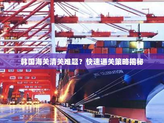 韩国海关清关难题?快速通关策略揭秘 韩国海关清关难题?快速通关策略揭秘