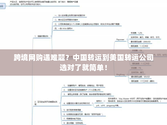 跨境网购遇难题？中国转运到美国转运公司选对了就简单！