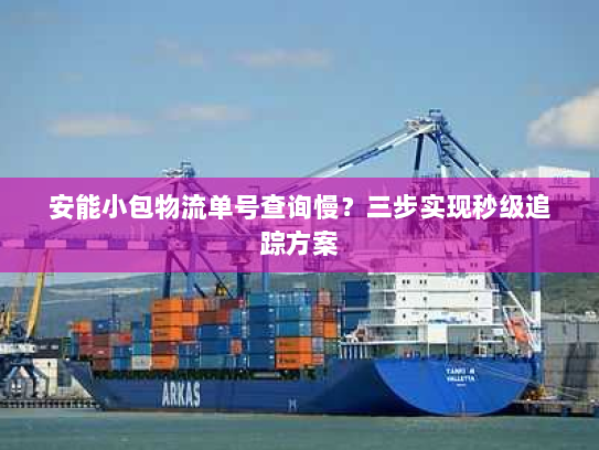 安能小包物流单号查询慢？三步实现秒级追踪方案
