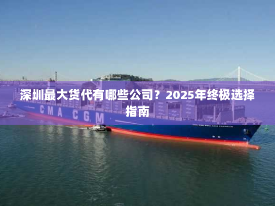 深圳最大货代有哪些公司?2025年终极选择指南 深圳最大货代有哪些公司?2025年终极选择指南