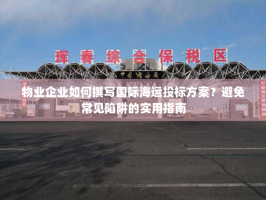 物业企业如何撰写国际海运投标方案？避免常见陷阱的实用指南