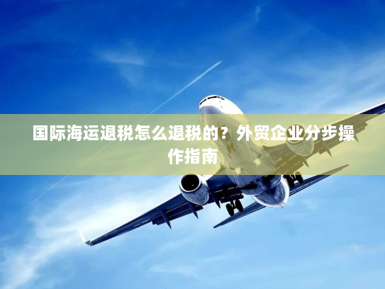 国际海运退税怎么退税的？外贸企业分步操作指南