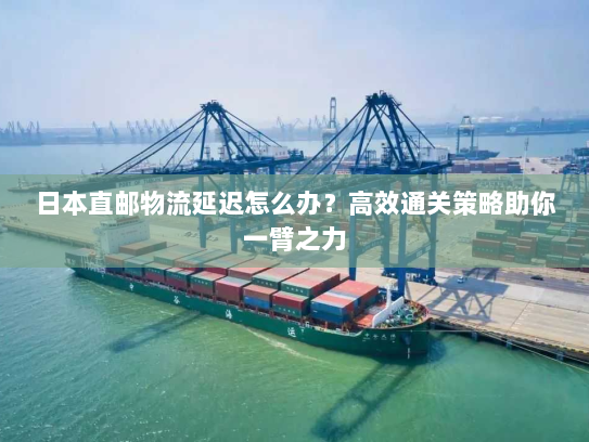 日本直邮物流延迟怎么办？高效通关策略助你一臂之力
