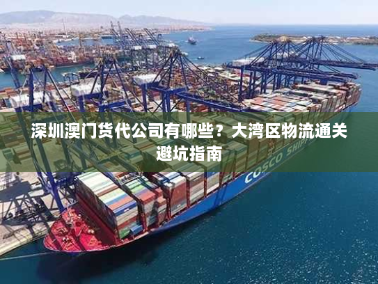 深圳澳门货代公司有哪些?大湾区物流通关避坑指南 深圳澳门货代公司有哪些?大湾区物流通关避坑指南