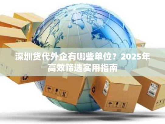 深圳货代外企有哪些单位？2025年高效筛选实用指南