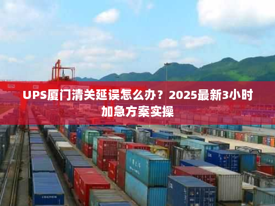 UPS厦门清关延误怎么办?2025最新3小时加急方案实操 UPS厦门清关延误怎么办?2025最新3小时加急方案实操