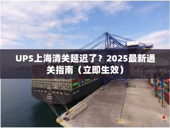 UPS上海清关延迟了?2025最新通关指南(立即生效) UPS上海清关延迟了?2025最新通关指南(立即生效)