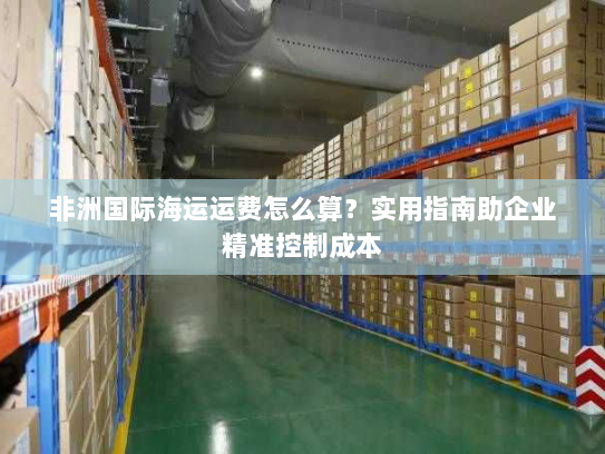 非洲国际海运运费怎么算？实用指南助企业精准控制成本