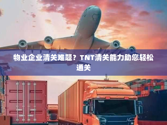 物业企业清关难题?TNT清关能力助您轻松通关 物业企业清关难题?TNT清关能力助您轻松通关
