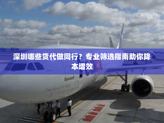 深圳哪些货代做同行?专业筛选指南助你降本增效 深圳哪些货代做同行?专业筛选指南助你降本增效