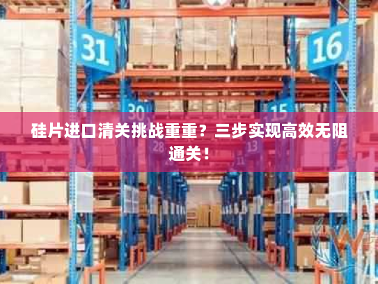 硅片进口清关挑战重重？三步实现高效无阻通关！