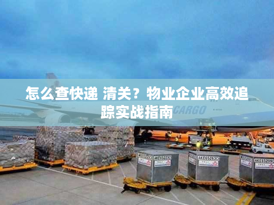 怎么查快递 清关？物业企业高效追踪实战指南