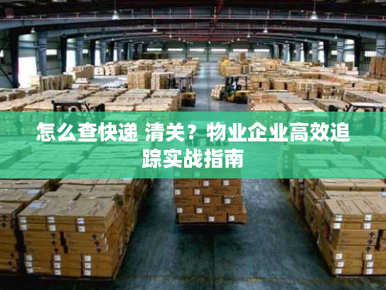 怎么查快递 清关？物业企业高效追踪实战指南