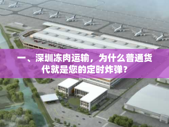 一、深圳冻肉运输，为什么普通货代就是您的定时炸弹？