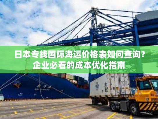 日本专线国际海运价格表如何查询？企业必看的成本优化指南
