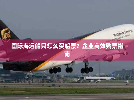 国际海运船只怎么买船票?企业高效购票指南 国际海运船只怎么买船票?企业高效购票指南