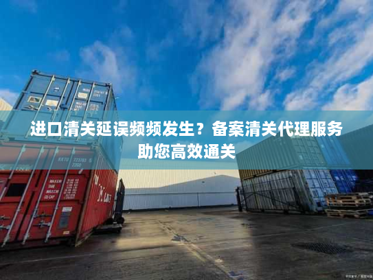 进口清关延误频频发生？备案清关代理服务助您高效通关