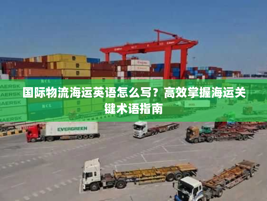 国际物流海运英语怎么写？高效掌握海运关键术语指南