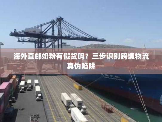 海外直邮奶粉有假货吗?三步识别跨境物流真伪陷阱 海外直邮奶粉有假货吗?三步识别跨境物流真伪陷阱