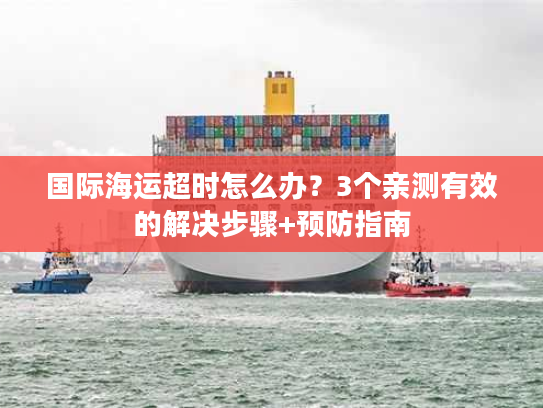 国际海运超时怎么办？3个亲测有效的解决步骤+预防指南