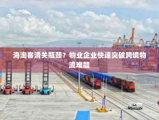 海淘客清关瓶颈？物业企业快速突破跨境物流难题