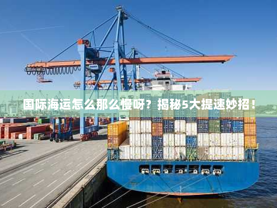 国际海运怎么那么慢呀?揭秘5大提速妙招! 国际海运怎么那么慢呀?揭秘5大提速妙招!