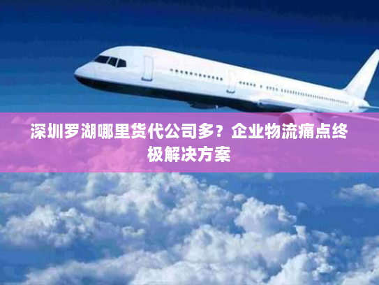 深圳罗湖哪里货代公司多?企业物流痛点终极解决方案 深圳罗湖哪里货代公司多?企业物流痛点终极解决方案