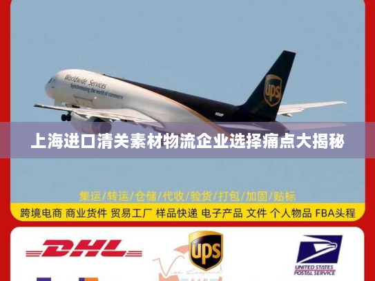 上海进口清关素材物流企业选择痛点大揭秘