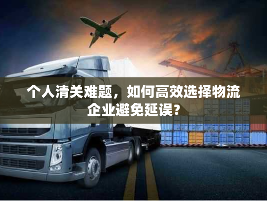 个人清关难题，如何高效选择物流企业避免延误？
