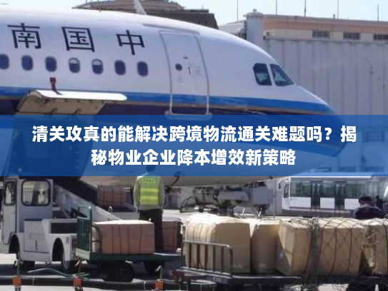 清关攻真的能解决跨境物流通关难题吗?揭秘物业企业降本增效新策略 清关攻真的能解决跨境物流通关难题吗?揭秘物业企业降本增效新策略