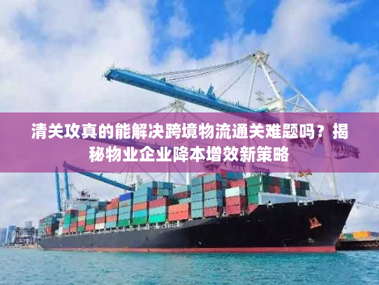 清关攻真的能解决跨境物流通关难题吗?揭秘物业企业降本增效新策略 清关攻真的能解决跨境物流通关难题吗?揭秘物业企业降本增效新策略