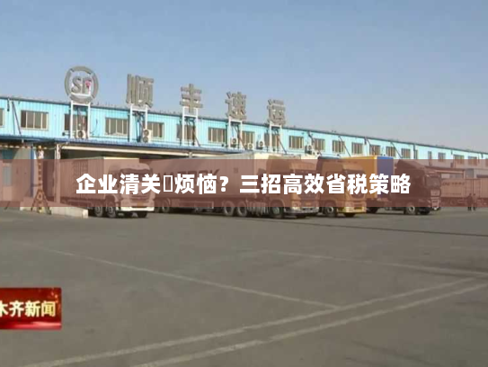 企业清关稅烦恼?三招高效省税策略 企业清关稅烦恼?三招高效省税策略