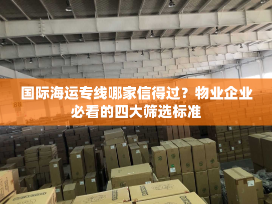 国际海运专线哪家信得过?物业企业必看的四大筛选标准 国际海运专线哪家信得过?物业企业必看的四大筛选标准